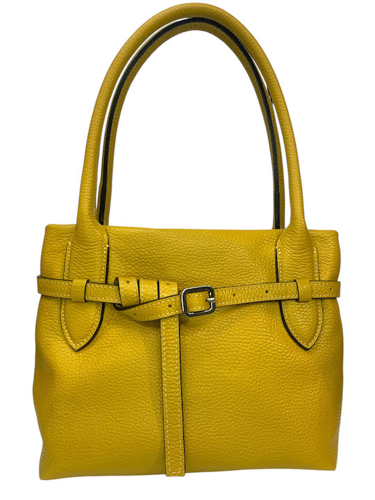 Women's Shoulder Shopper Bag Mustard