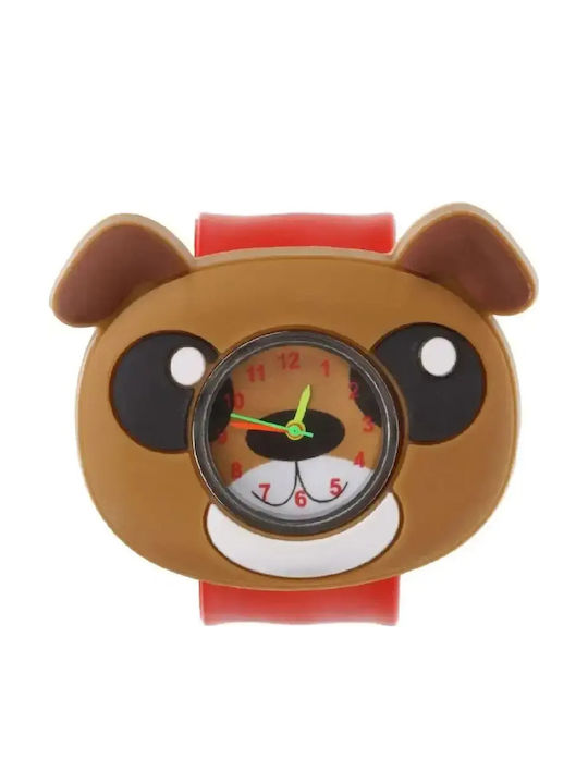 Wacky Watches Παιδικό Αναλογικό Ρολόι Καφέ
