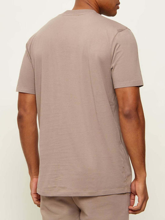 Hugo Dulivio T-shirt Καφέ