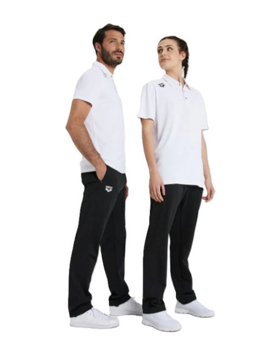 Unisex Polo Blouse Solid White