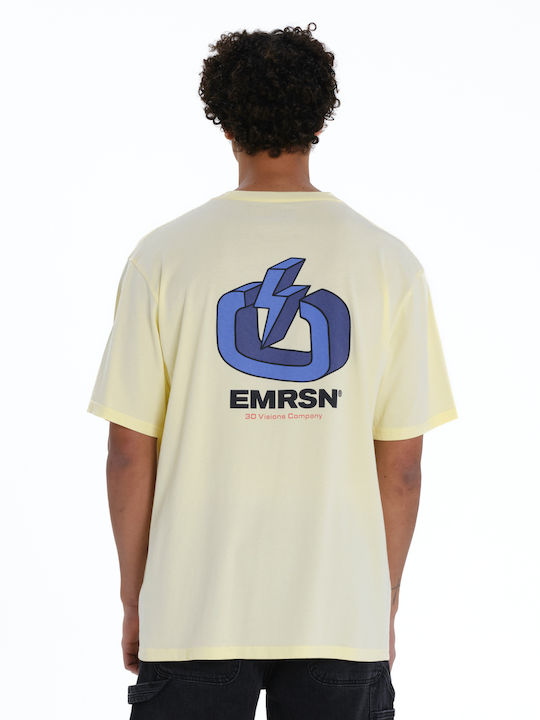Herrenblusen T-Shirts Kurzarm Gelbe 261.EM33.08-hellgelb