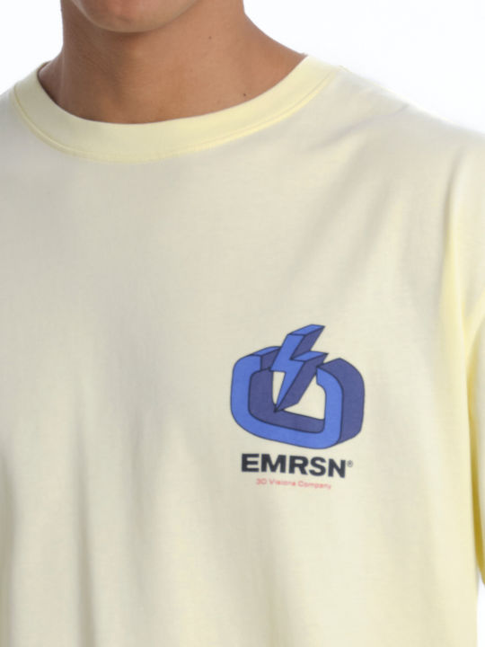 Herrenblusen T-Shirts Kurzarm Gelbe 261.EM33.08-hellgelb