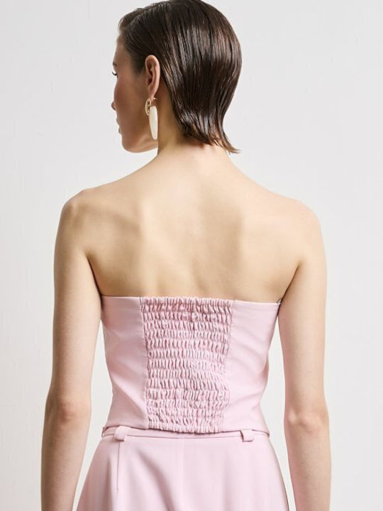 Γυναικεία Μπλούζα Strapless Ροζ