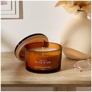 Atmosphera Διακοσμητικό Κερί σε Βάζο Λευκό 440gr 214889C
