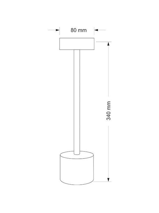 Decorative LED Lamp Adjustable White