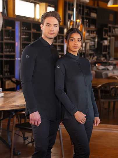 Karlowsky Chef Jacket Male Black with Long Sleeve