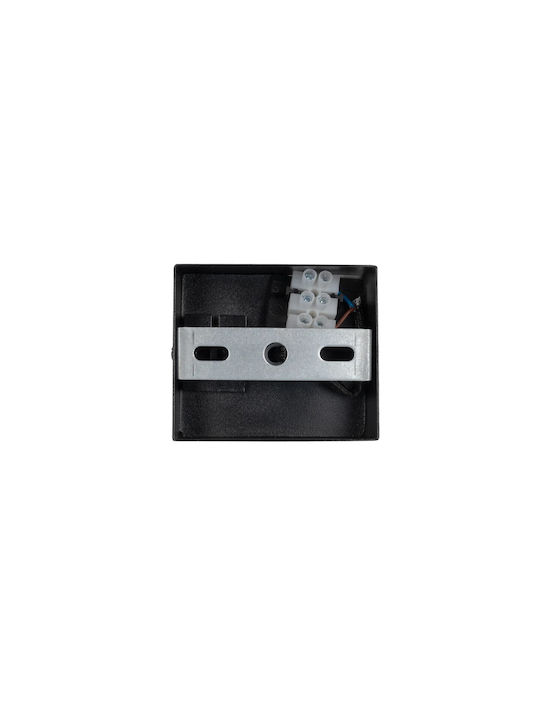 kelvo Single Spot with GU10 Lamp Adapter in Black Colour