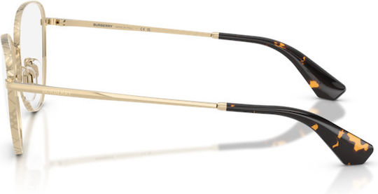 Damen-Metallbrillengestell Cat-Eye Gold BE1398 1109