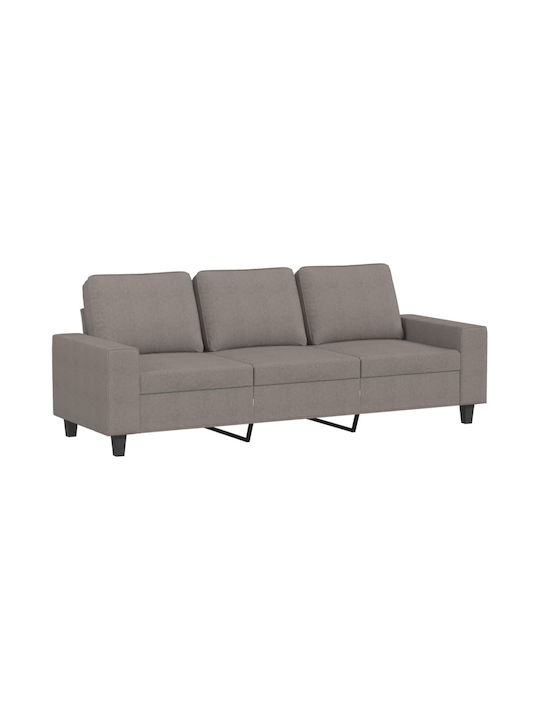 Dreisitzer Sofa Taupe 214x77x80cm