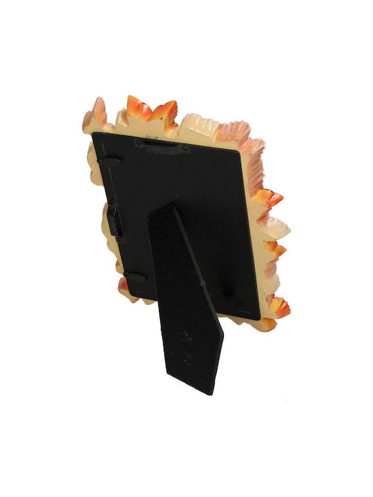 Polyresin Photo Frame With Orange Frame