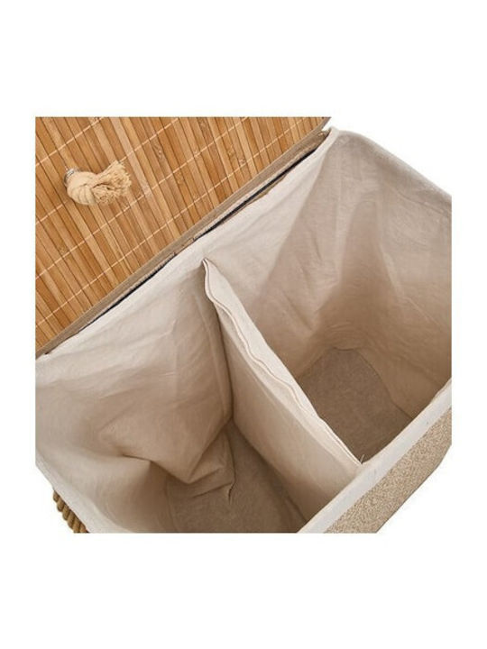 Atmosphera Καλάθι Απλύτων Bamboo με Καπάκι 52x32x63cm Μπεζ Atmosphera Καλάθι Απλύτων Bamboo με Καπάκι 52x32x63cm Μπεζ