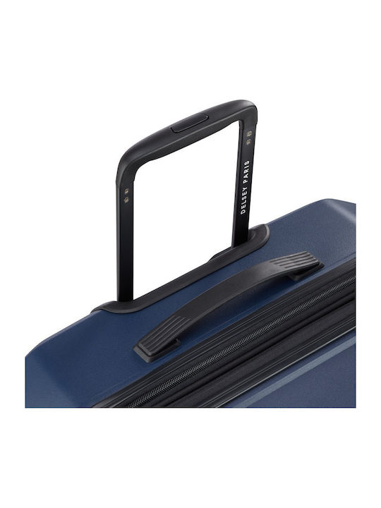 Delsey Anvers Large Navy Suitcase With 4 Wheels Height 75.5cm