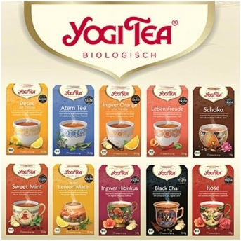 Yogi Tea Cardamom Fennel Liquorice Mint Ginger Cinnamon Organic Product 17 Bags 510gr