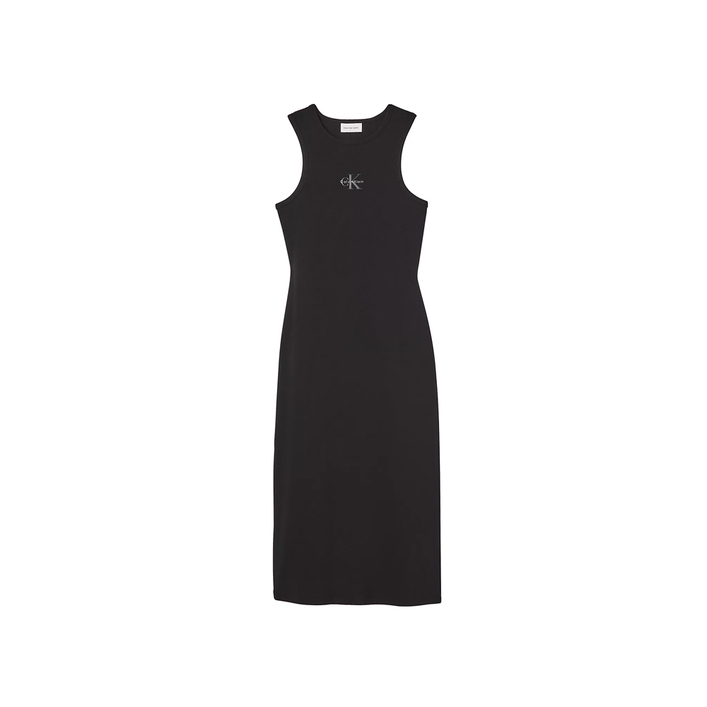 calvin klein black sleeveless dress Black Grid Pattern Sleeveless Cocktail Dress