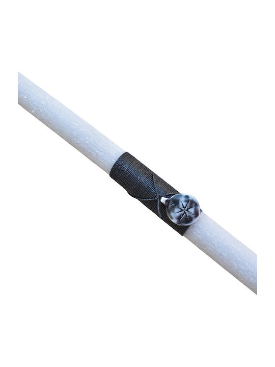 Easter Candle Round Scented and Handmade Gray