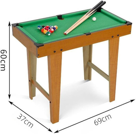 Alista Home Masă De Biliard Americană L69x l37x Î60cm