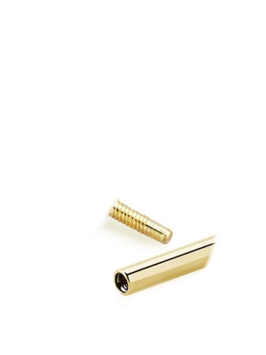 Πολύτιμο Σκουλαρίκι Μπάρα 1.2mm