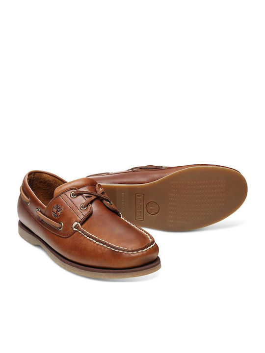 Classic Boat 2-Eye Δερμάτινα Ανδρικά Boat Shoes Sahara Brando