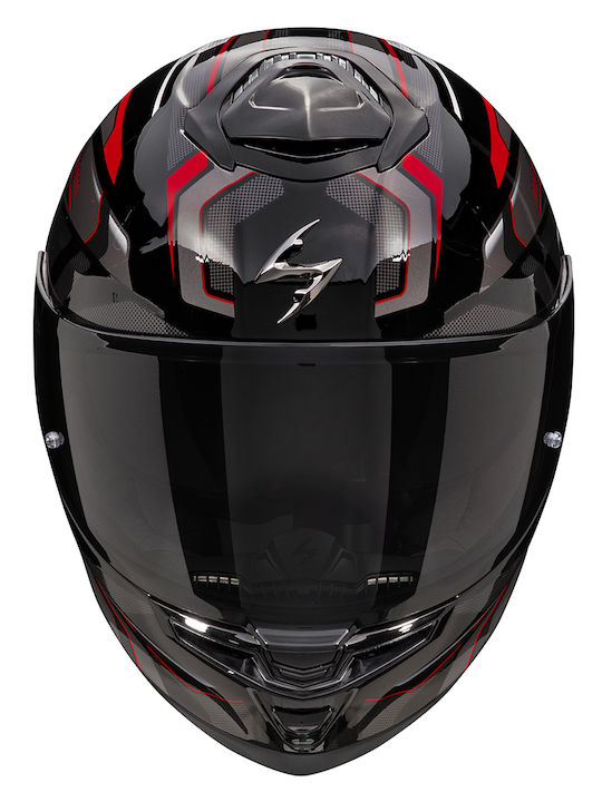 Scorpion EXO-GT SP Black/Green/Red Motorcycle Helmet Full Face ECE 22.06 with Sun Visor Scorpion EXO-GT SP Black/Green/Red Motorcycle Helmet Full Face ECE 22.06 with Sun Visor