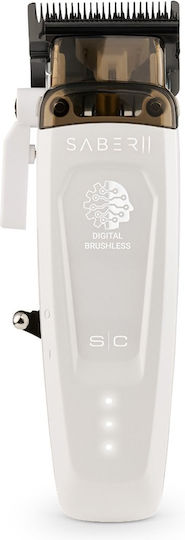 StyleCraft Professional Rechargeable Hair Clipper White HCSC619W