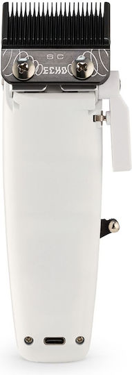 StyleCraft Professional Rechargeable Hair Clipper White HCSC619W