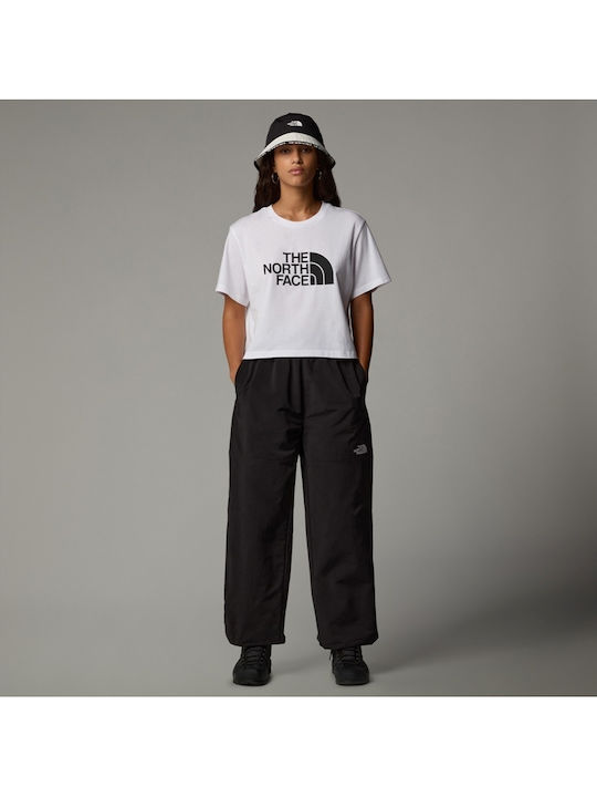 Easy Women's Athletic Crop T-shirt White