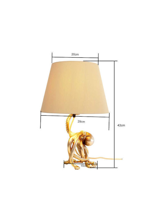 Kare Design Tischlampen Mit Goldenem Hut Und Goldener Basis