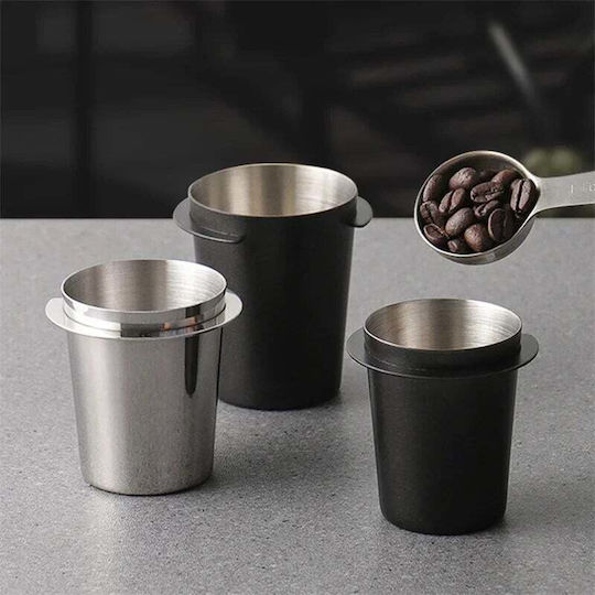 4bars A801 Pahar Dozator Pentru Cafea Măcinată 58mm Negru