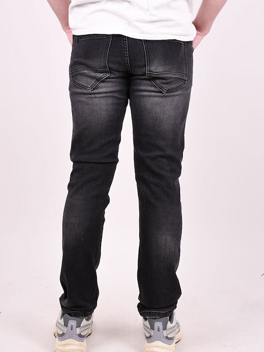 Men's Jeans Pants with Slim Fit Black
