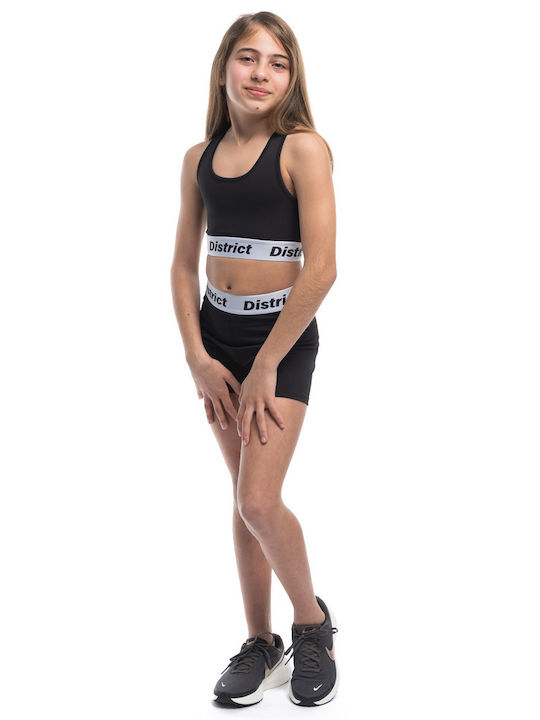 Kids Fabric Shorts/Bermuda Black