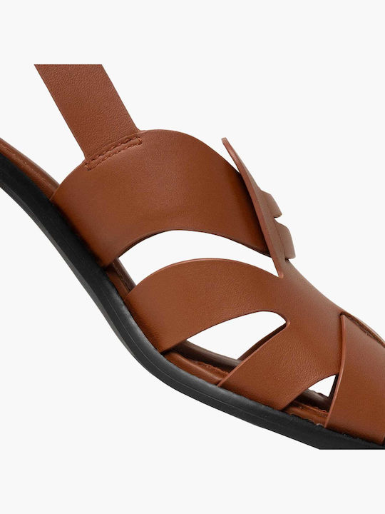 Leather Sandals Tabac