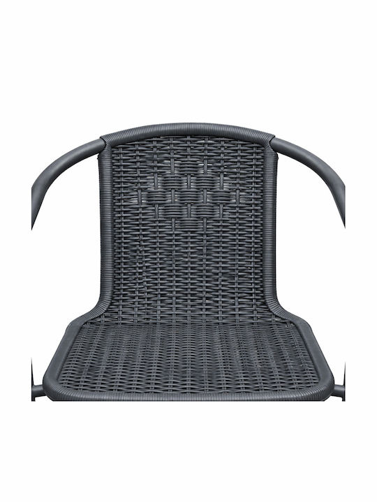 Outdoor Living Room Set 5 Pieces Gray