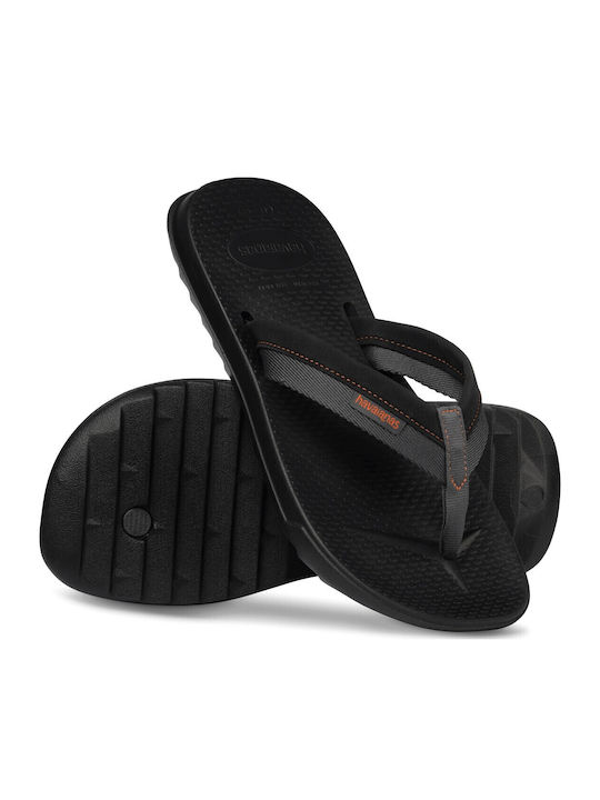Track Plus Slapi Bărbați Flip Flops Negri