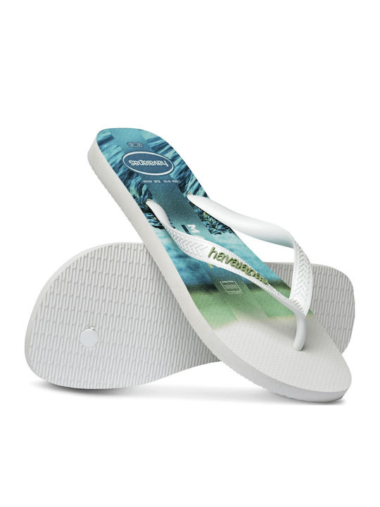 Top Men's Flip Flops White