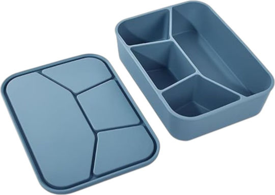 Queen Mother Kids Food Container from Silicone 1 Litre Blue