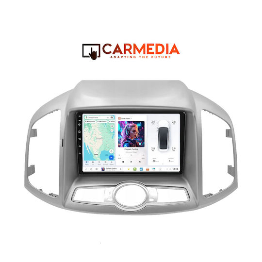 Carmedia Car Audio System for Chevrolet Captiva 2012 (Bluetooth/USB/WiFi/GPS/Apple-Carplay/Android-Auto) with Touch Screen 9"