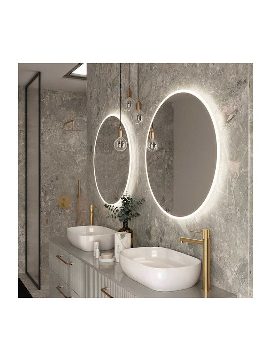 Imex Oglindă Rotundă De Baie Cu Lumini LED