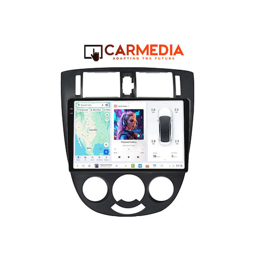 Carmedia Автомобилна Аудио Система (Блутут/USB/WiFi/GPS/Apple-Carplay/Android-Auto) с Тъчскрийн 10.36"