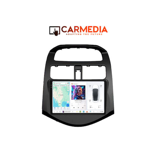Carmedia Car Audio System for Chevrolet Spark 2009-2015 (Bluetooth/USB/AUX/WiFi/GPS/Apple-Carplay/Android-Auto) with Touch Screen 9.5"