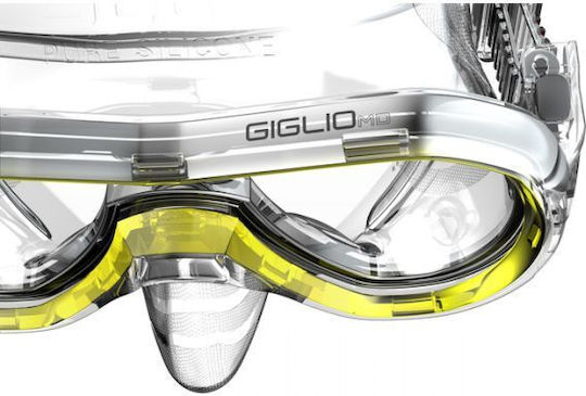 Seac Seac Silicone Diving Mask with Snorkel Giglio Transparent