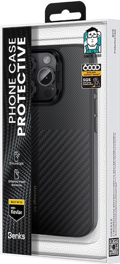 Задна корица Aramid Fiber Черен (iPhone 16 Pro)