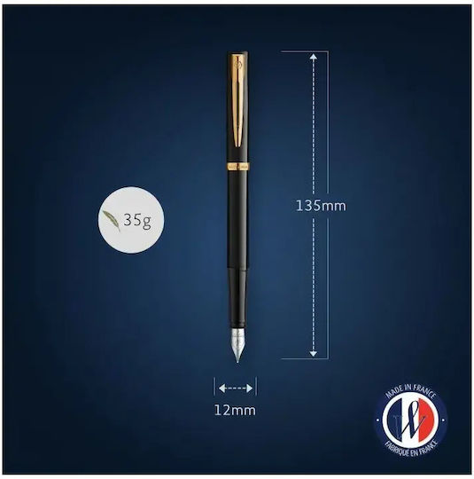 Waterman Πένα Γραφής Fine Μαύρη