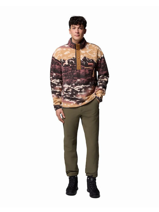 Long Sleeve Brown Blouse