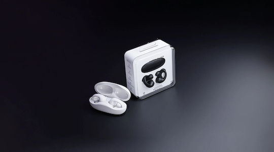 Happy Plugs Clip In-ear Bluetooth Handsfree Earphones with Charging Case Black