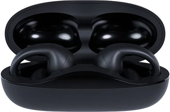 Happy Plugs Clip In-ear Bluetooth Handsfree Earphones with Charging Case Black