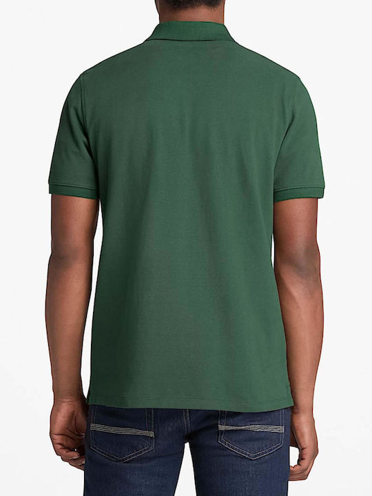 Polo Short Sleeve Green Blouse