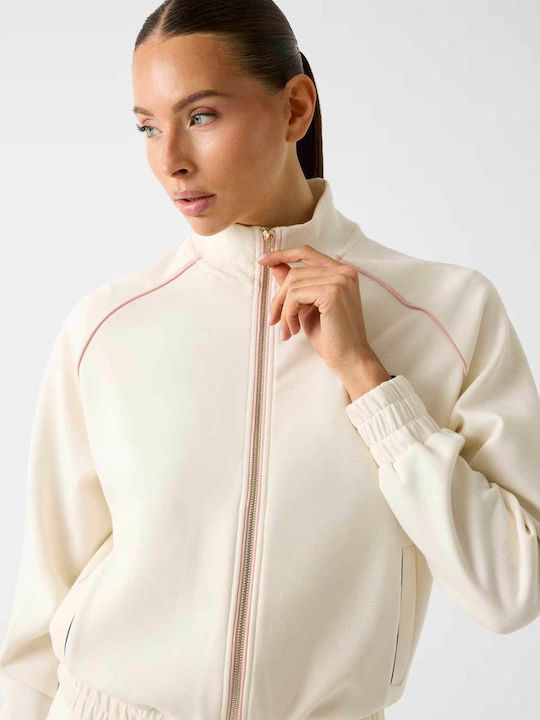 Damen Strickjacke Weiß
