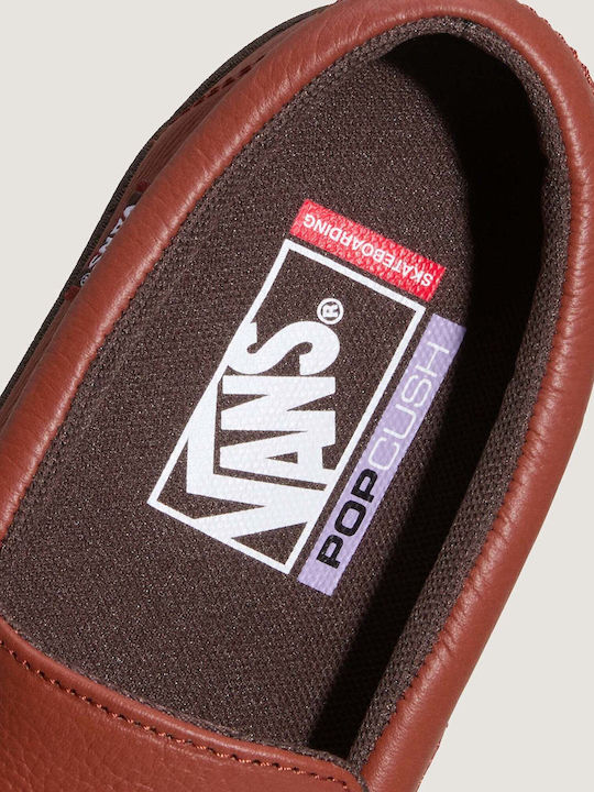 Men's Moccasins in Orange Colour