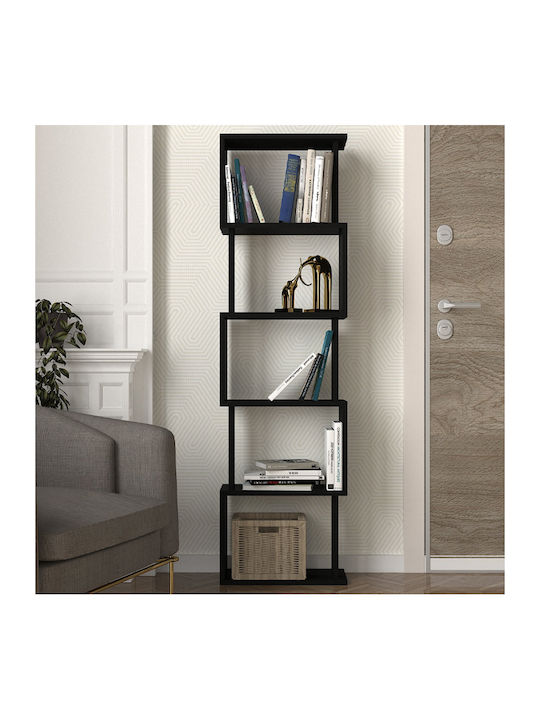Bibliothek Alvina Schwarz 45x19.6x158.8cm