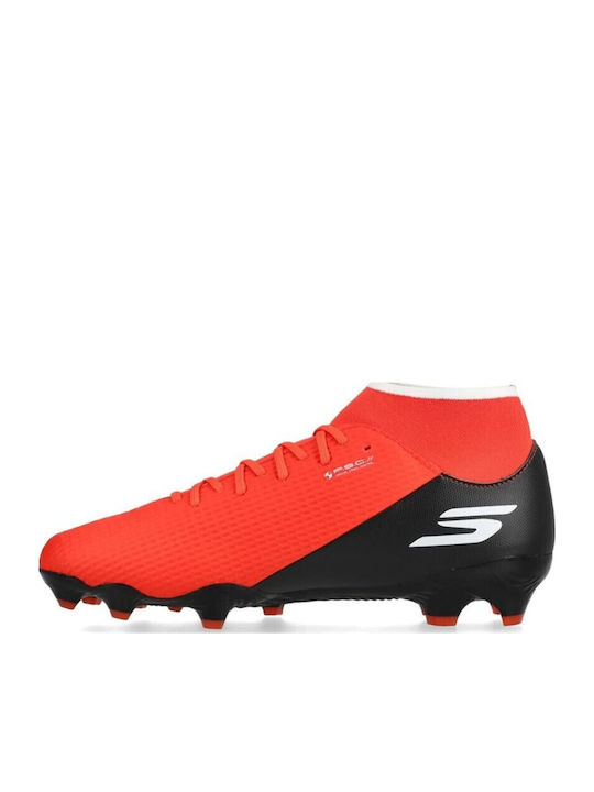 Skechers Skx_02 Academy Football Shoes with Cleats FG Red